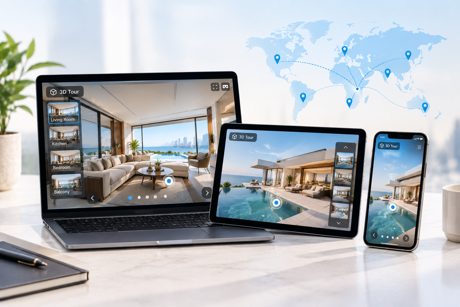 Remote property exploration
